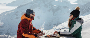 Val di Sole - Passo Tonale - Panorama 3000 Glacier - Merenda con tagliere e Trentodoc - Aperitivo | © Alex Moling