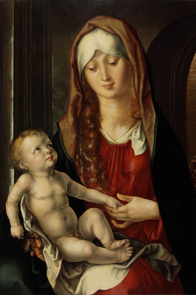 Albrecht Dürer, Madonna col Bambino, 1495, Fondazione Magnani Rocca, Mamiano di Traversetolo (PR)Lucio Fontana (1899-1968) | © Albrecht Dürer, Madonna col Bambino, 1495, Fondazione Magnani Rocca, Mamiano di Traversetolo (PR)Lucio Fontana (1899-1968)