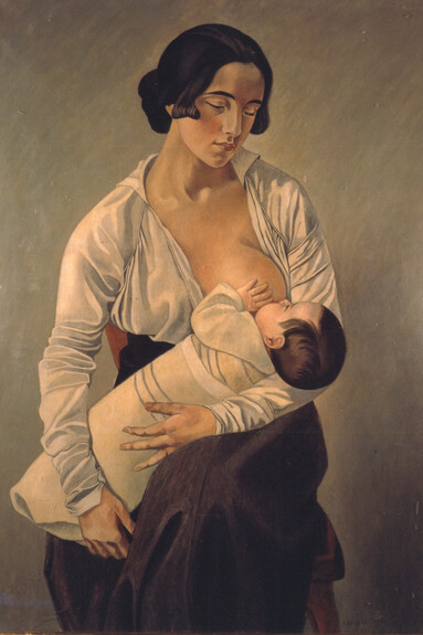 Gino Severini, Maternità, 1916, MAEC-Museo dell’Accademia Etrusca della Città di Cortona | © Gino Severini, Maternità, 1916, MAEC-Museo dell’Accademia Etrusca della Città di Cortona