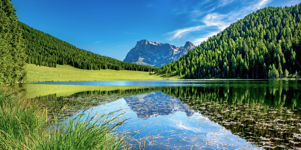 Gdzie Dolomity odbijają się jak w lustrze