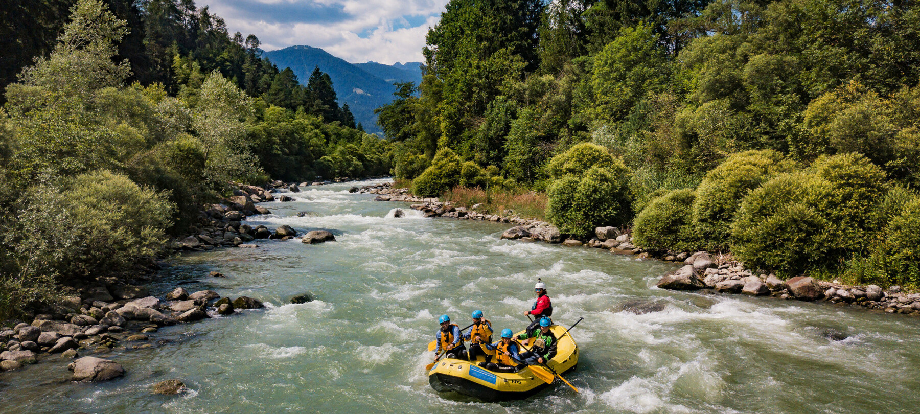 Go rafting in the Val di Sole