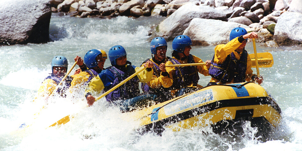 Rafting on the Noce River