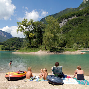 La Bau Beach di Tenno | © Fototeca Trentino Sviluppo S.p.A.
