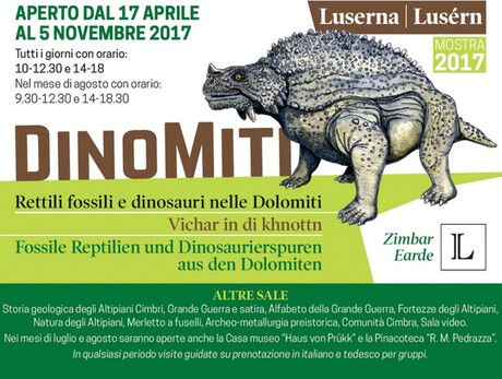 DinoMites – Reptile fossils and dinosaurs in the Dolomites and on the Alpe Cimbra.