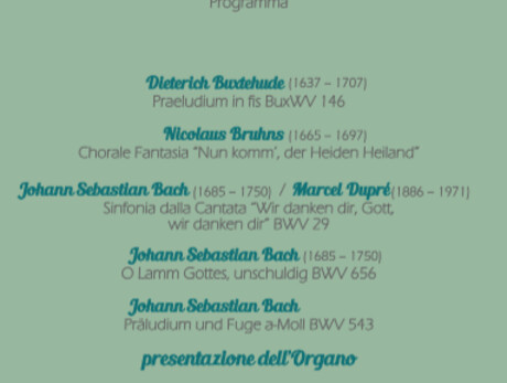 20° Festival Organistico Internazionale | Concerto di primavera 2024