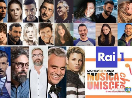 #Musicacheunisce RAIUno per #IORESTOACASA