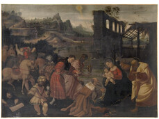 M.Fogolino, Adorazione dei Magi, XVI sec., Siena, Pinacoteca Nazionale
