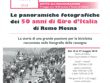 Das Straßenradrennen Giro d'Italia - Fotoausstellung