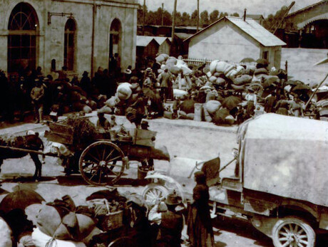 The displaced. Refugees, Flüchtlinge, Uprchlíci. 1914-1919 - Lavarone
