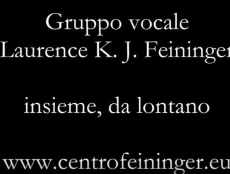Die Gesangsgruppe Laurence Feininger für #IORESTOACASA