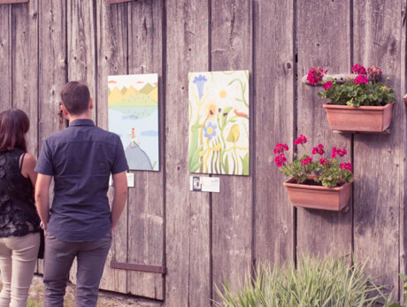 Musik in der alpinen Landschaft