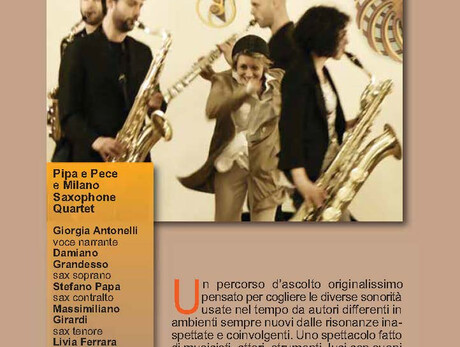 Pipa e Pece e Milano Saxophone Quartet