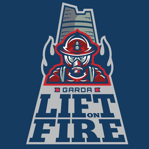 Garda Lift On Fire