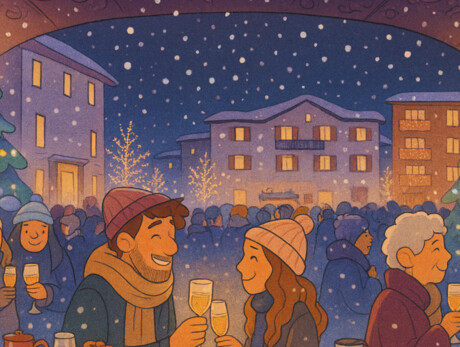 Brindando Il Nuovo Anno