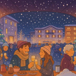 Brindando Il Nuovo Anno