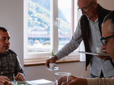 Sunrise on the Noce: fishing and breakfast on the river