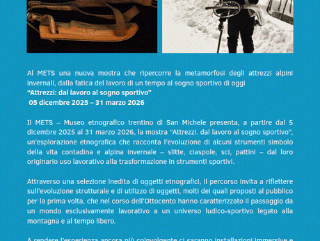 Attrezzi - Dal lavoro al sogno sportivo - METS