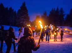 Ciaspolata di San Valentino e cena in malga