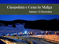 Ciaspolata e cena in malga