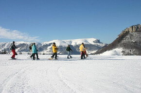 Christmas snowshoe hike