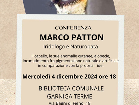 Conference with Marco Patton - Garniga Terme