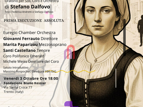 Euregio Klassika presents ‘Bruna’, the new oratorio by Stefano Dalfovo