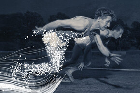 In view of the shot. Exhibition of historical photographs and video...