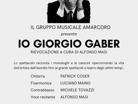 Giorgio Gaber - Re-enactment by Giorgio Masi