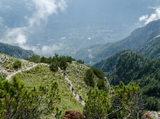 La via ferrata del Monte Roen