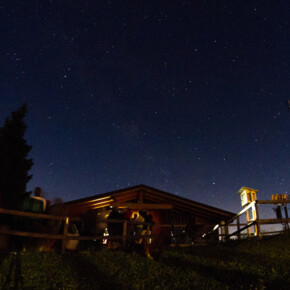 Le stelle del sabato sera-CENA in rifugio