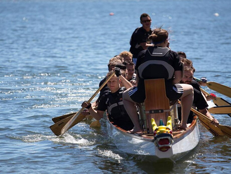 Versuchen Sie das Drachenboot
