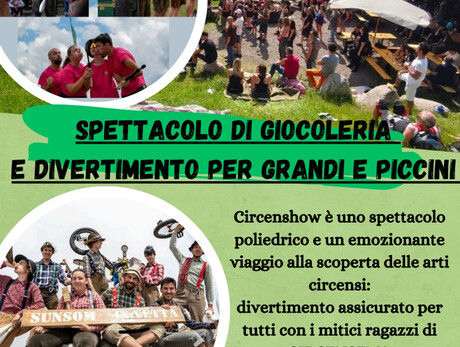 Juggling show in Malga Pontara