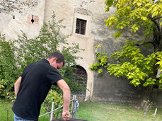Guided tour of Castel Nanno and a chestnut in its gardens