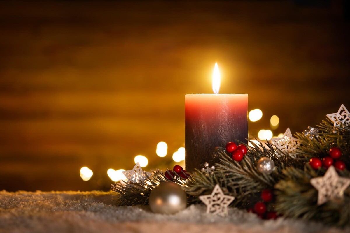 Lighting the second Advent candle Guide Events