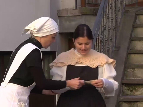 Catina Pezz&eacute; Batesta e Bepi Felicetti Zompin