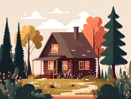 Costruiamo la casetta nel bosco