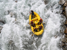Rafting on the Noce River with Extreme Waves