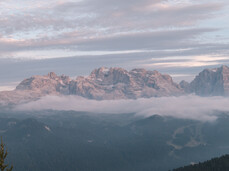 A Dolomite sunset