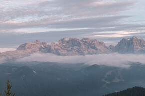 Ein Sonnenuntergang in den Dolomiten