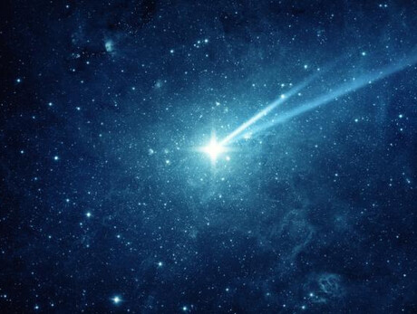 Following the star in the comet