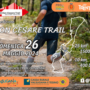 2° edizione Don Cesare Trail
