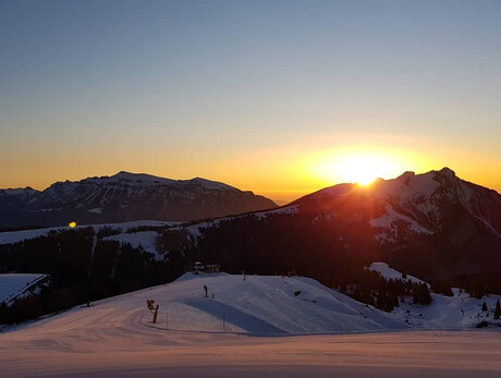 Trentino Ski Sunrise 