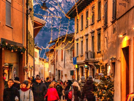 Visita al centro della città di Levico