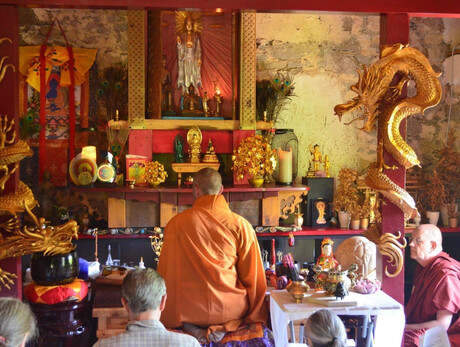 Meditation mit dem Mönch