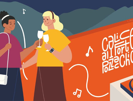  A glass of wine at Forte Pozzacchio 