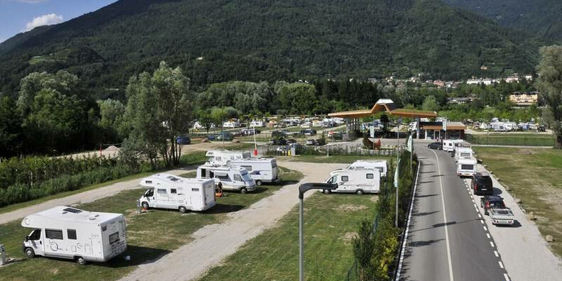 Area sosta camper Camping Lago di Levico