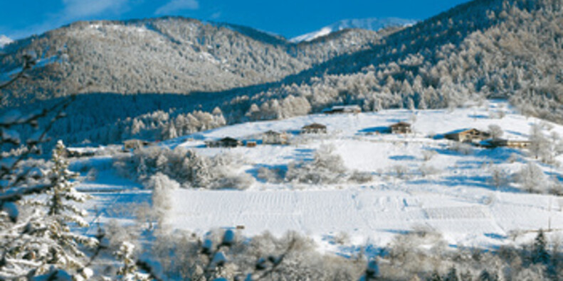 Valle dei Mocheni, panorama invernale