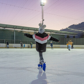 Ice-skating Rink in Transacqua