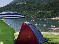 Spaziergänge rund um den Levicosee - Levico Terme camping