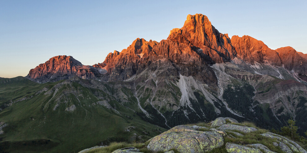 San Martino di Castrozza - Catena delle Pale vista dal monte Cavallazza
